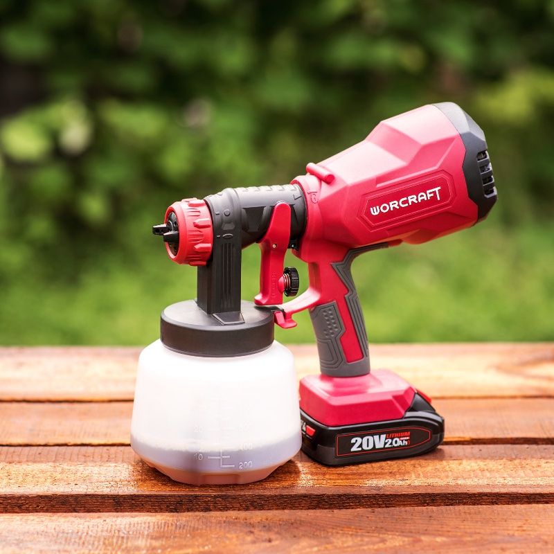 Аккумуляторный краскопульт WORCRAFT CSG-S20LiA