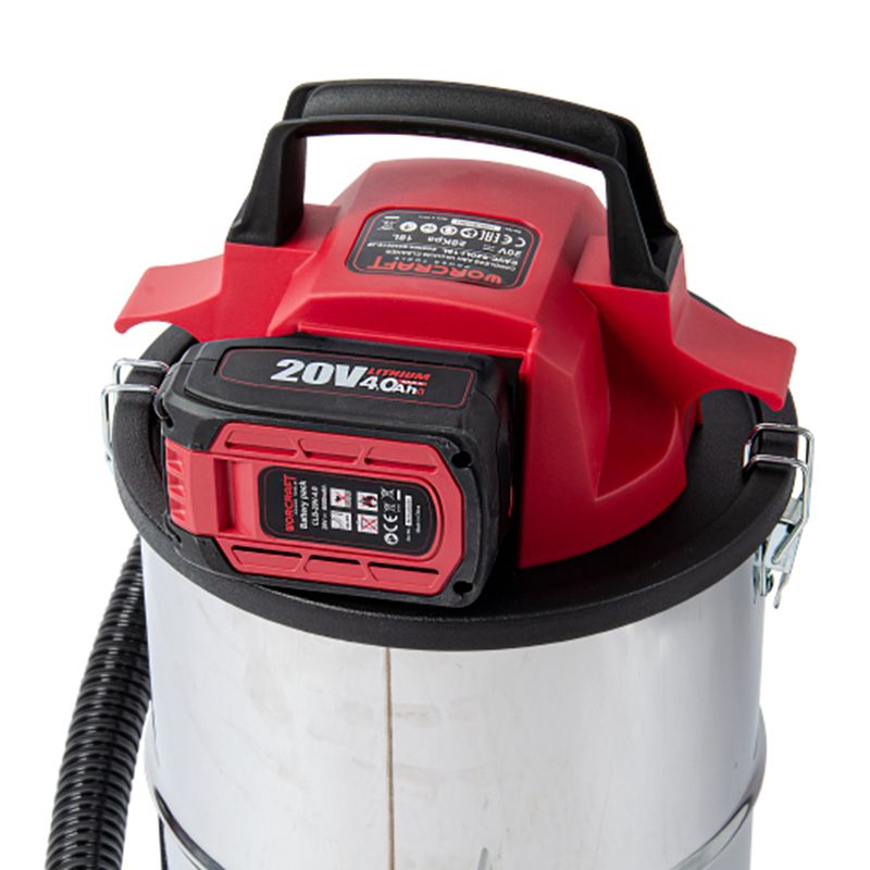 Аккумуляторный строительный пылесос WORCRAFT CAVC-S20Li-18L