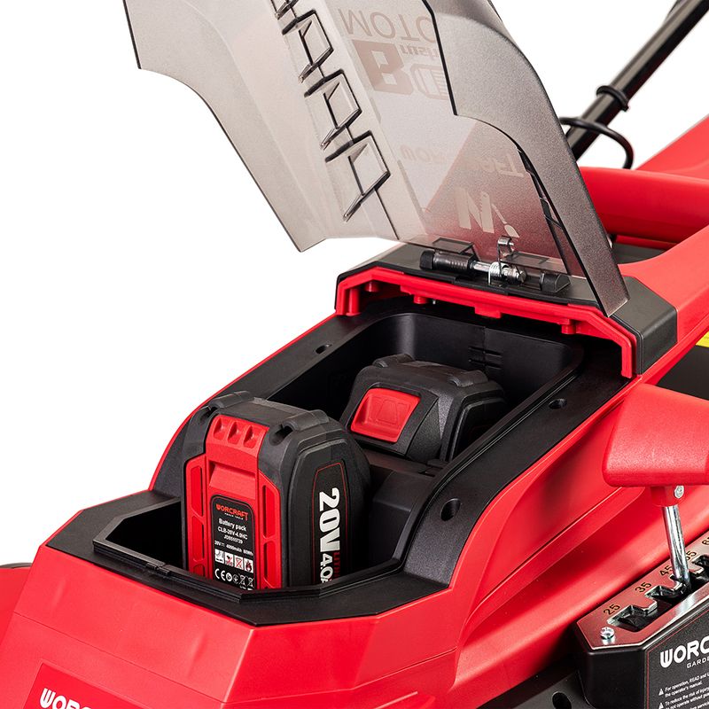 Аккумуляторная бесщеточная газонокосилка WORCRAFT CLM-S40LiBL