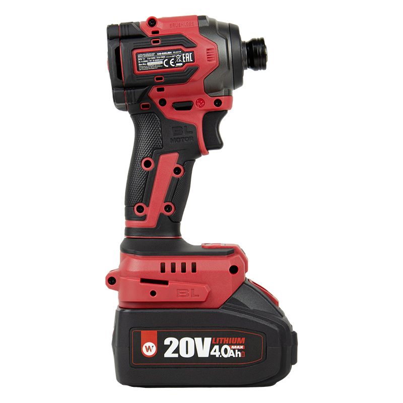Аккумуляторный бесщеточный винтовёрт ударный WORCRAFT CIS‑S20LiBH