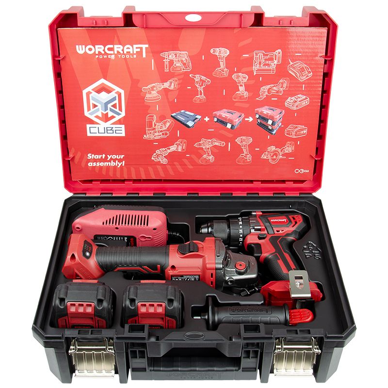 Набор инструмента WORCRAFT XCUBE001