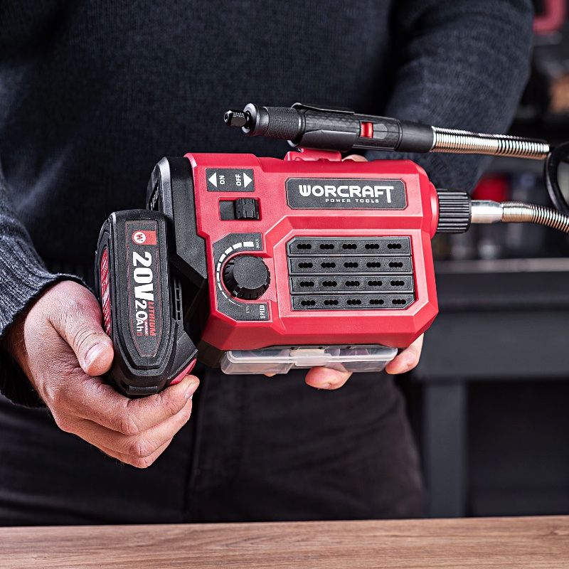 Аккумуляторный гравер WORCRAFT CEMG-S20Li