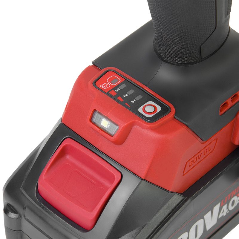 Аккумуляторный бесщеточный гайковёрт ударный WORCRAFT CIW‑S20LiBM‑450