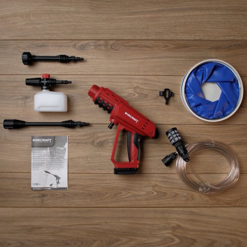 Аккумуляторная мойка высокого давления WORCRAFT CPC-S20LiC