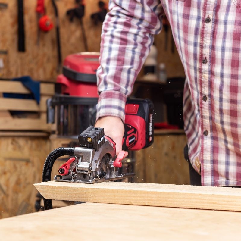 Аккумуляторная бесщеточная мини-пила циркулярная WORCRAFT CMCS‑S20LiB