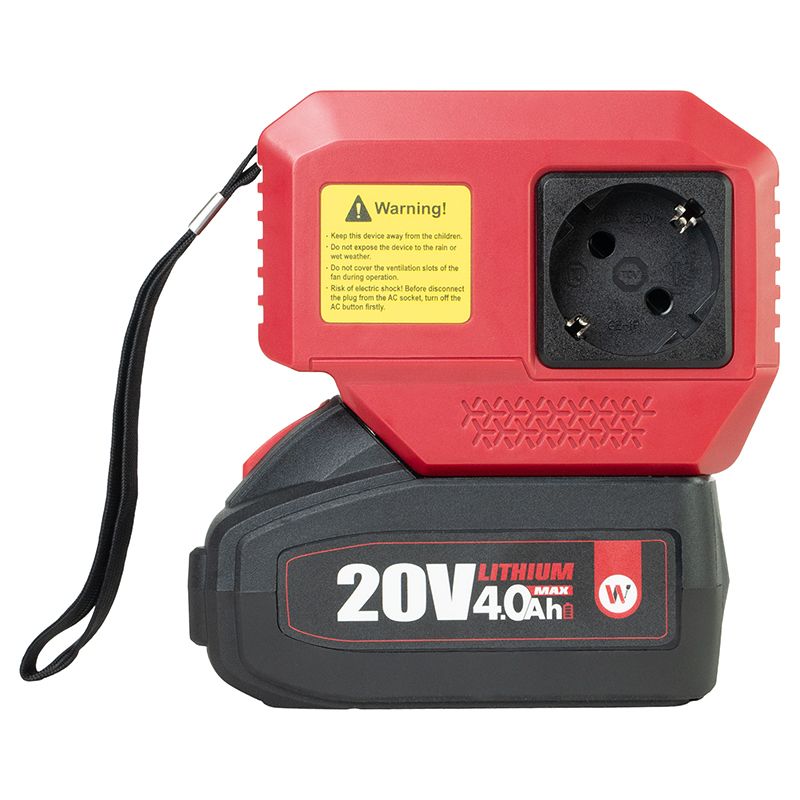 Аккумуляторный инвертор напряжения WORCRAFT CPI-S20Li-200W