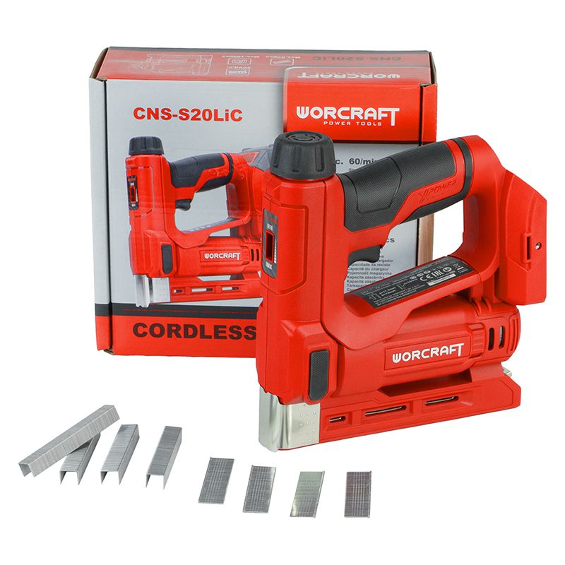Аккумуляторный гвоздезабиватель комбинированный WORCRAFT CNS‑S20LiC