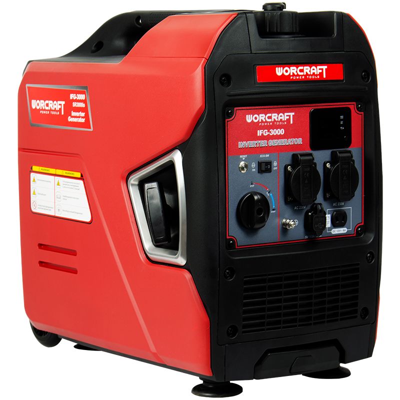 Инверторный бензиновый генератор 3,5 кВт WORCRAFT IFG‑3000