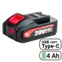 Аккумуляторная батарея WORCRAFT CLB-20V-4.0S