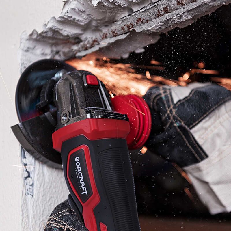 Аккумуляторная бесщеточная шлифмашина угловая WORCRAFT CAG-S20LIB-125