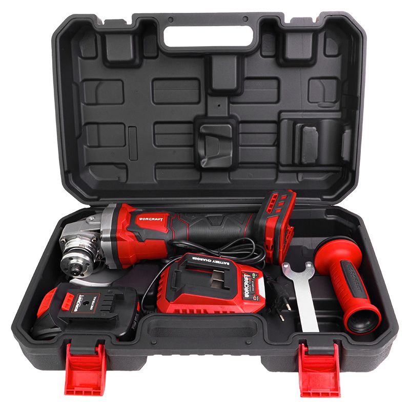 Аккумуляторная бесщеточная шлифмашина угловая WORCRAFT CAG‑S20LiBEM‑125