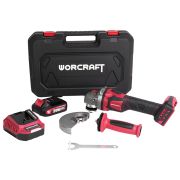 Аккумуляторная бесщеточная шлифмашина угловая WORCRAFT CAG‑S20LiBEM‑125