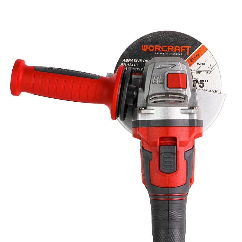 Аккумуляторная бесщеточная шлифмашина угловая WORCRAFT CAG‑S20LiBEM‑125