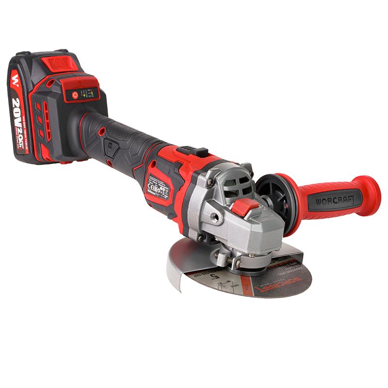 Аккумуляторная бесщеточная шлифмашина угловая WORCRAFT CAG‑S20LiBEM‑125