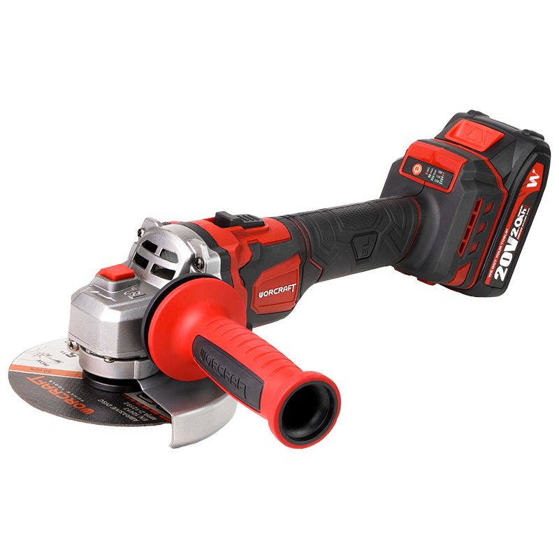 Аккумуляторная бесщеточная шлифмашина угловая WORCRAFT CAG‑S20LiBEM‑125