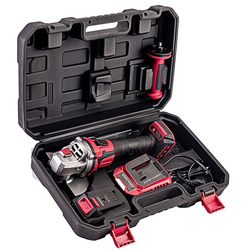 Аккумуляторная бесщеточная шлифмашина угловая WORCRAFT CAG‑S20LiBEM‑125