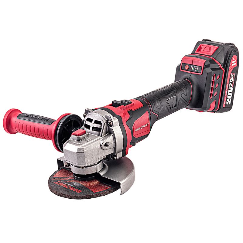 Аккумуляторная бесщеточная шлифмашина угловая WORCRAFT CAG‑S20LiBEM‑125