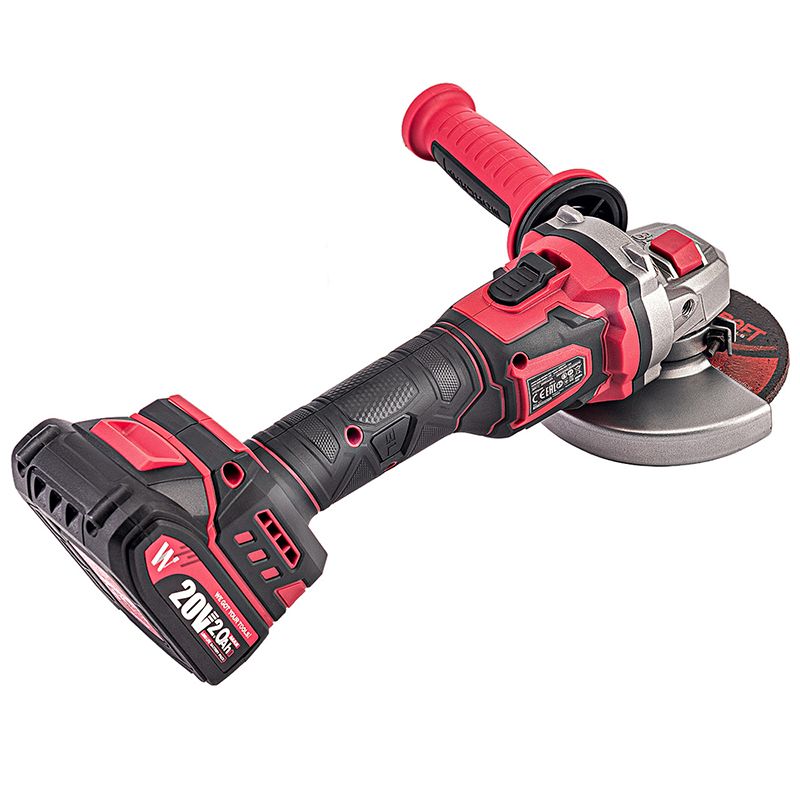 Аккумуляторная бесщеточная шлифмашина угловая WORCRAFT CAG‑S20LiBEM‑125