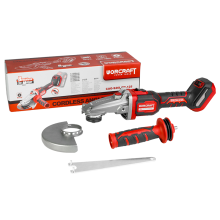 Аккумуляторная бесщеточная шлифмашина угловая WORCRAFT CAG‑S20LiBF-125