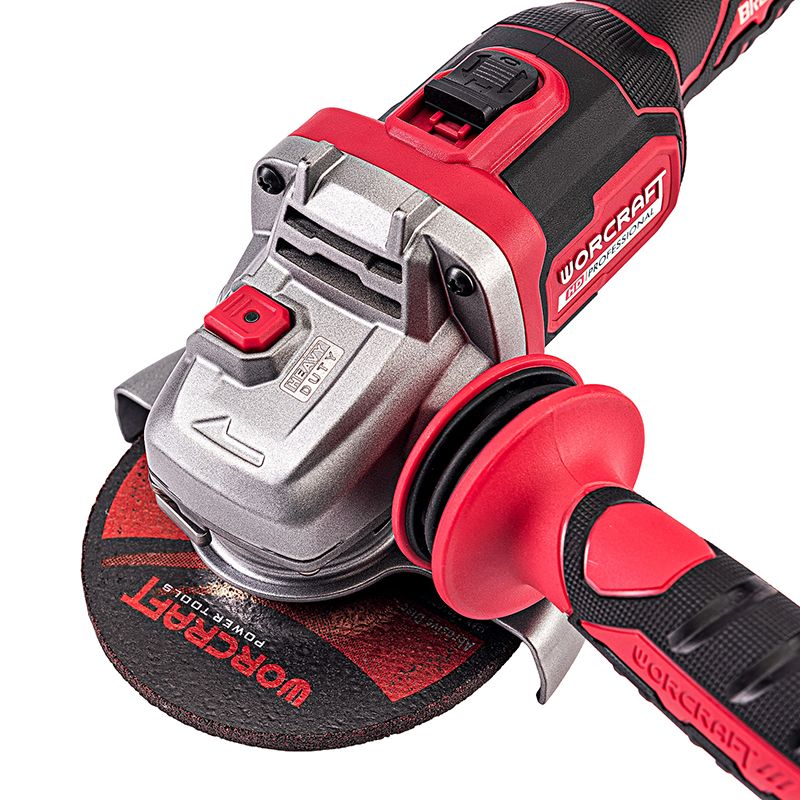 Аккумуляторная бесщеточная шлифмашина угловая WORCRAFT CAG‑S20LiBM‑125B