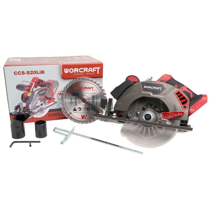 Аккумуляторная бесщеточная циркулярная пила WORCRAFT CCS-S20LiB