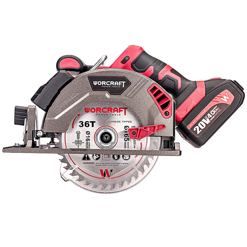 Аккумуляторная бесщеточная циркулярная пила WORCRAFT CCS-S20LiB