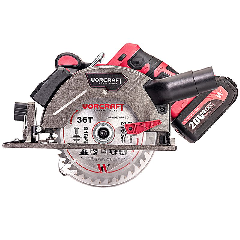 Аккумуляторная бесщеточная циркулярная пила WORCRAFT CCS-S20LiB