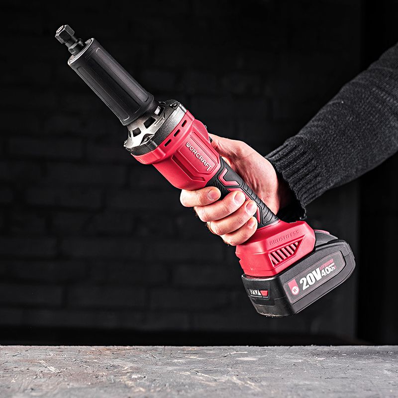 Аккумуляторная шлифмашина бесщеточная прямая WORCRAFT CDG‑S20LiB