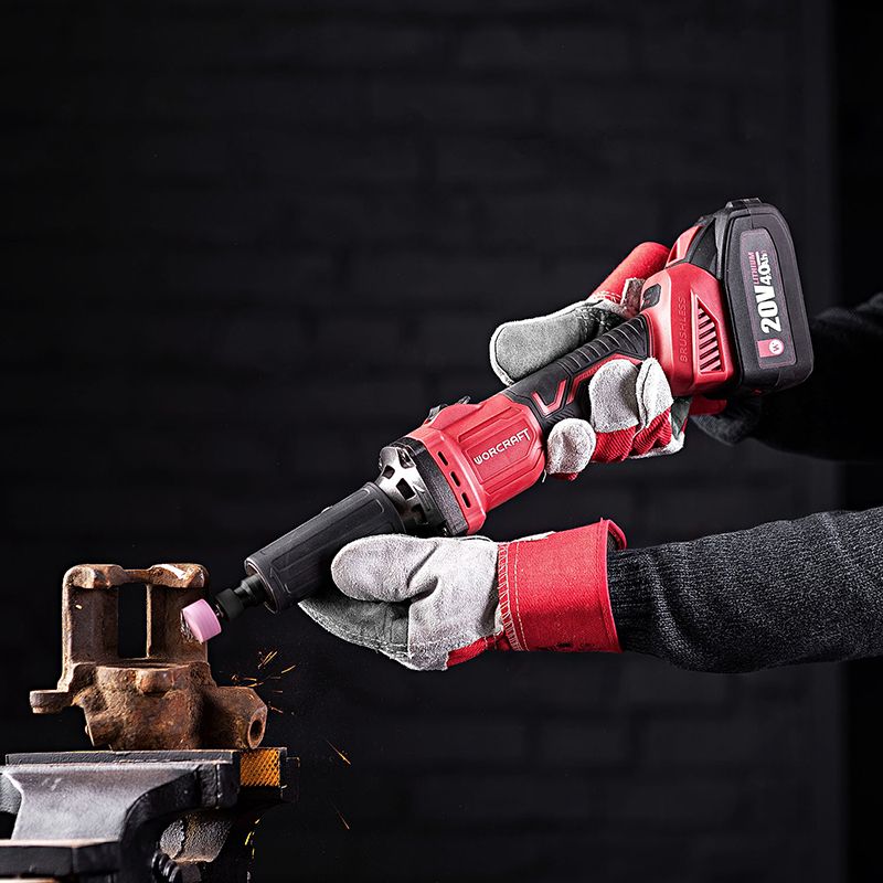 Аккумуляторная шлифмашина бесщеточная прямая WORCRAFT CDG‑S20LiB