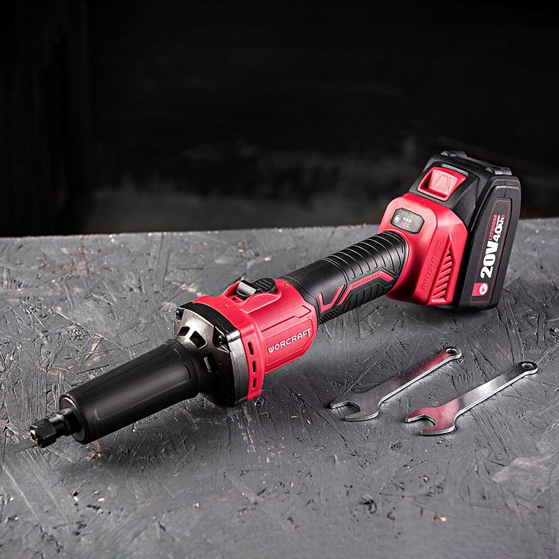 Аккумуляторная шлифмашина бесщеточная прямая WORCRAFT CDG‑S20LiB