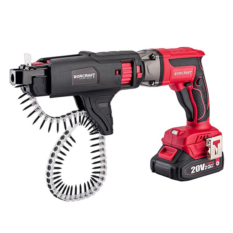 Аккумуляторный бесщеточный шуруповерт ленточный WORCRAFT CDIS‑S20LiBM