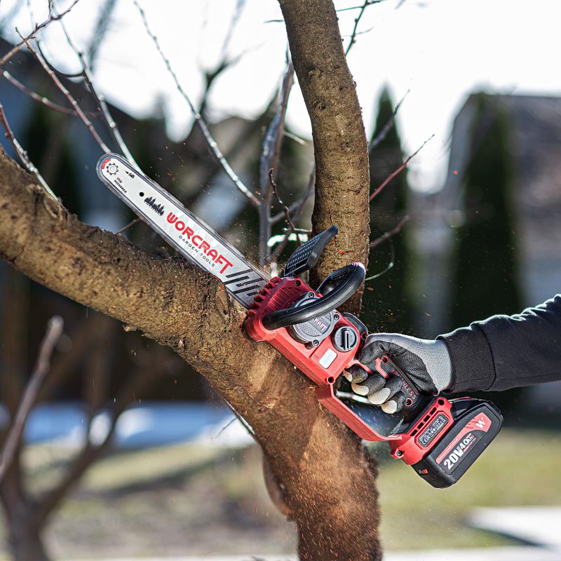 Акумуляторна безщіткова пила ланцюгова WORCRAFT CGC-S20LiBD