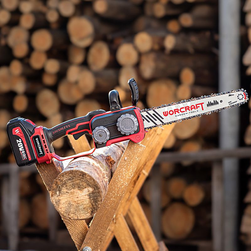 Аккумуляторная бесщеточная пила цепная WORCRAFT CGC-S20LiBDM