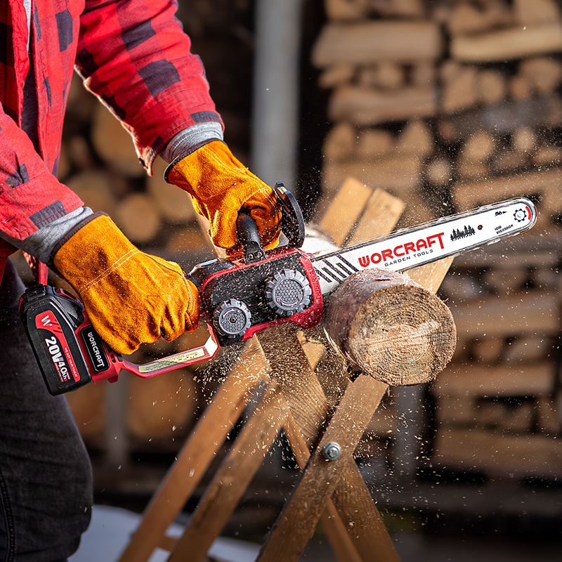 Аккумуляторная бесщеточная пила цепная WORCRAFT CGC-S20LiBD