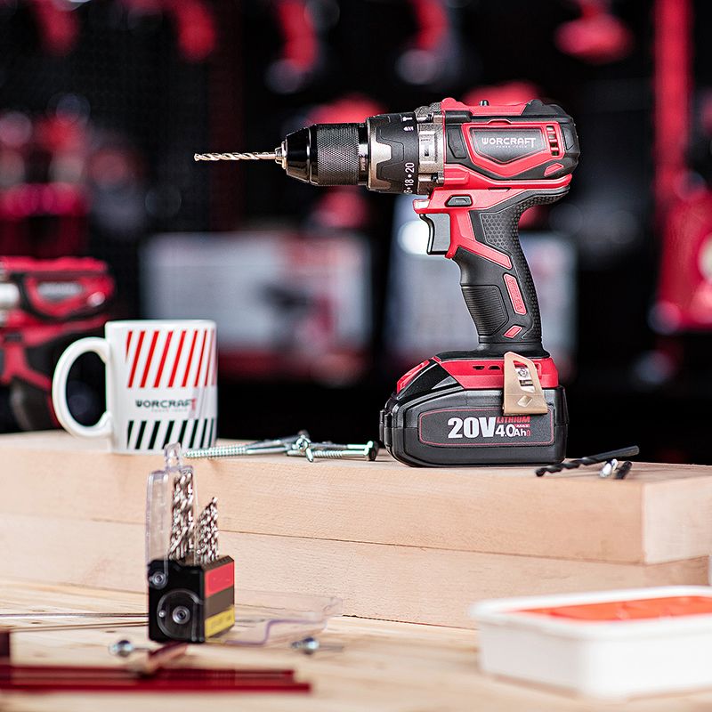 Аккумуляторный бесщеточный шуруповерт WORCRAFT CHD-S20LiB