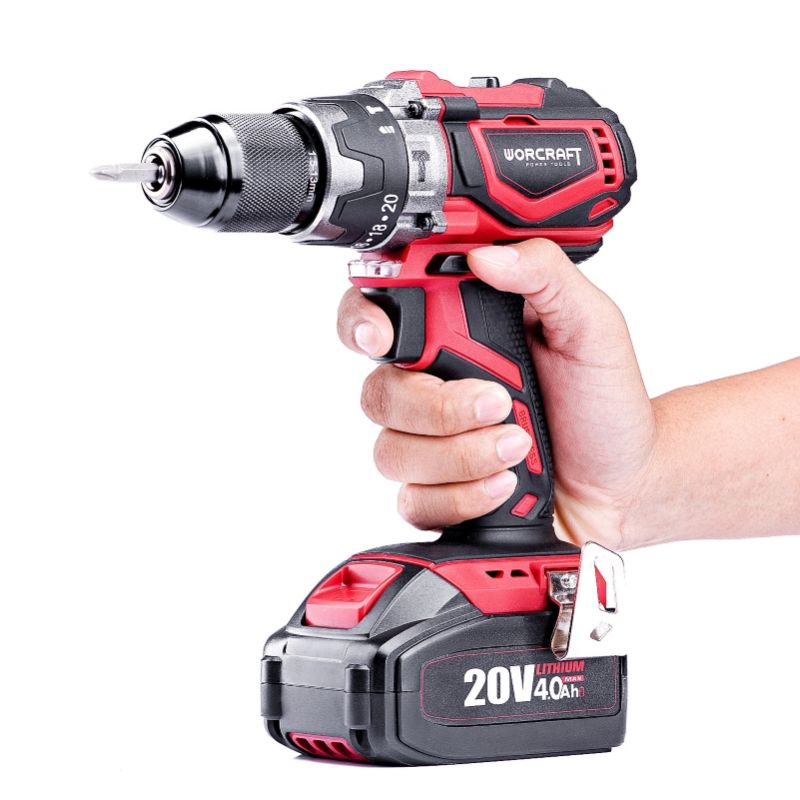 Аккумуляторный бесщеточный шуруповерт WORCRAFT CHD-S20LiB