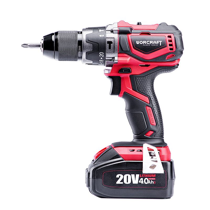 Аккумуляторный бесщеточный шуруповерт WORCRAFT CHD-S20LiB