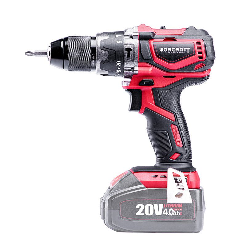 Аккумуляторный бесщеточный шуруповерт WORCRAFT CHD-S20LiB