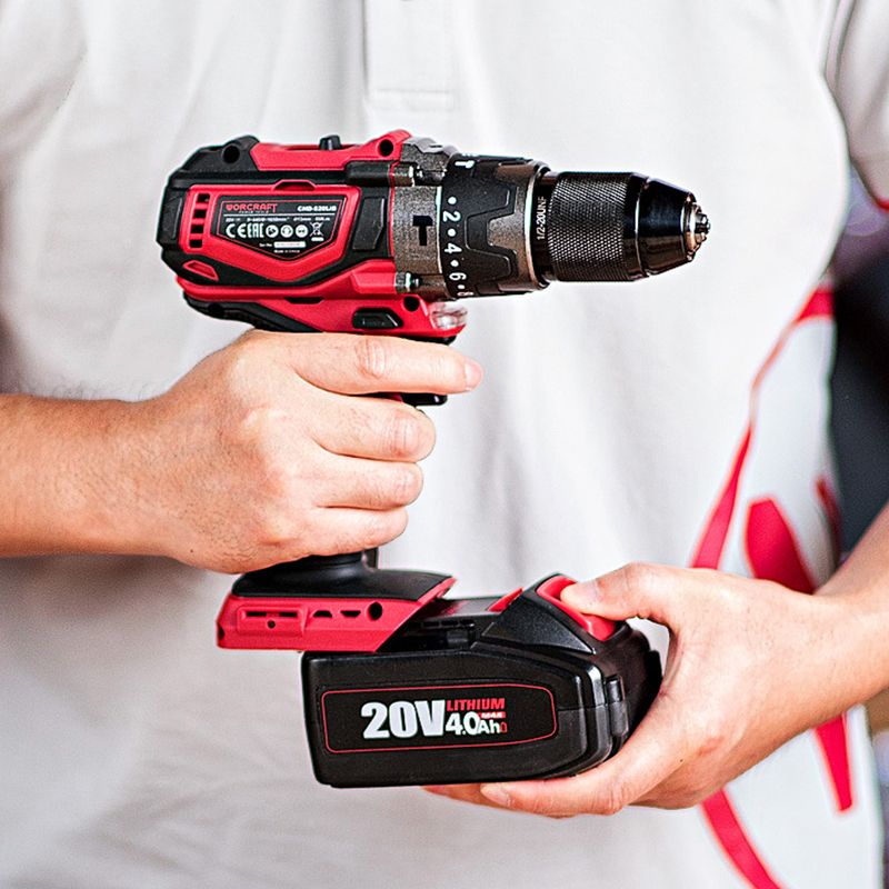 Аккумуляторный бесщеточный шуруповерт WORCRAFT CHD-S20LiB