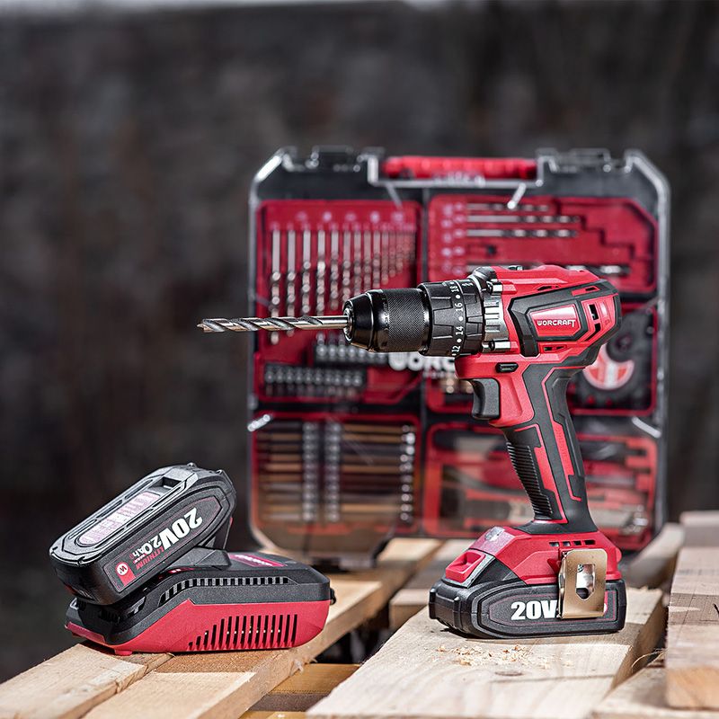 Аккумуляторный бесщеточный шуруповерт WORCRAFT CHD-S20LiBAS