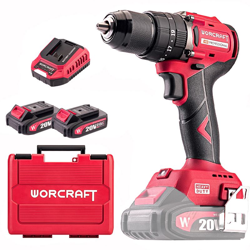 Акумуляторний безщітковий шуруповерт WORCRAFT CHD-S20LiBCM