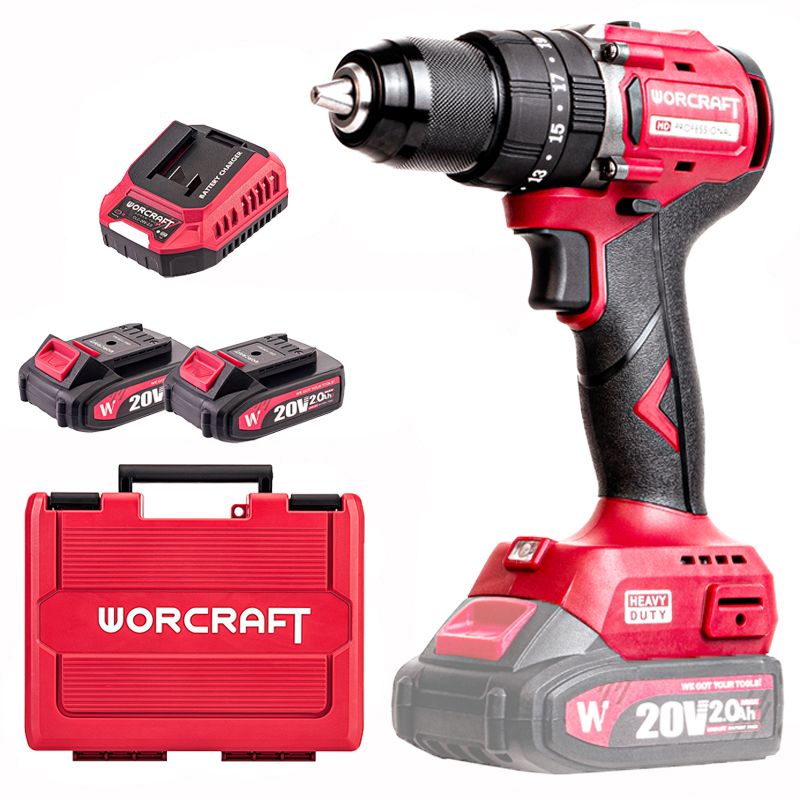 Аккумуляторный бесщеточный шуруповерт WORCRAFT CHD-S20LiBCM