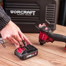 Аккумуляторный бесщеточный винтовёрт ударный WORCRAFT CIS‑S20LiBM‑260