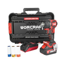 Аккумуляторный бесщеточный гайковёрт ударный WORCRAFT CIW‑S20LiBM‑750