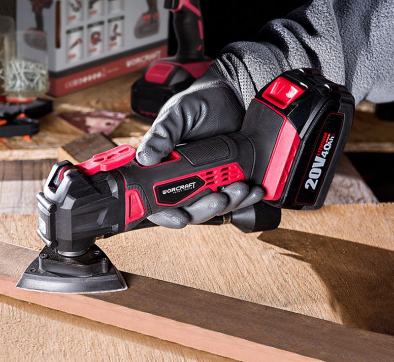 Аккумуляторный реноватор (многофункциональный инструмент) WORCRAFT CMT-S20Li