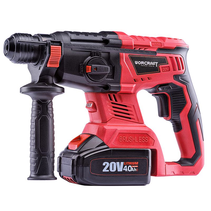 Аккумуляторный бесщеточный перфоратор WORCRAFT CRH-S20LiB