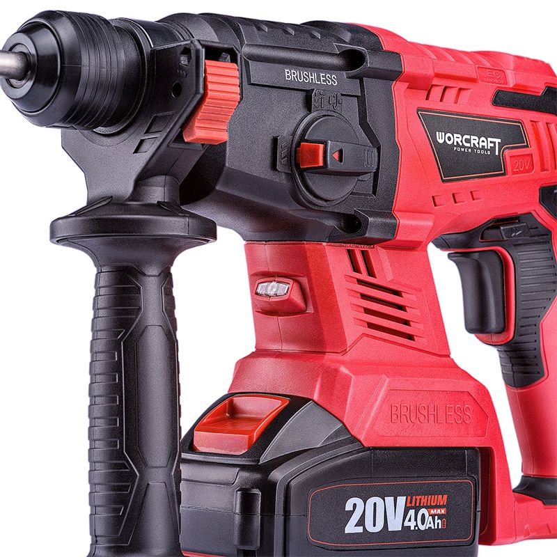 Аккумуляторный бесщеточный перфоратор WORCRAFT CRH-S20LiB