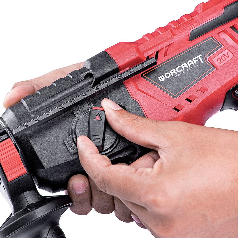 Аккумуляторный бесщеточный перфоратор WORCRAFT CRH-S20LiB