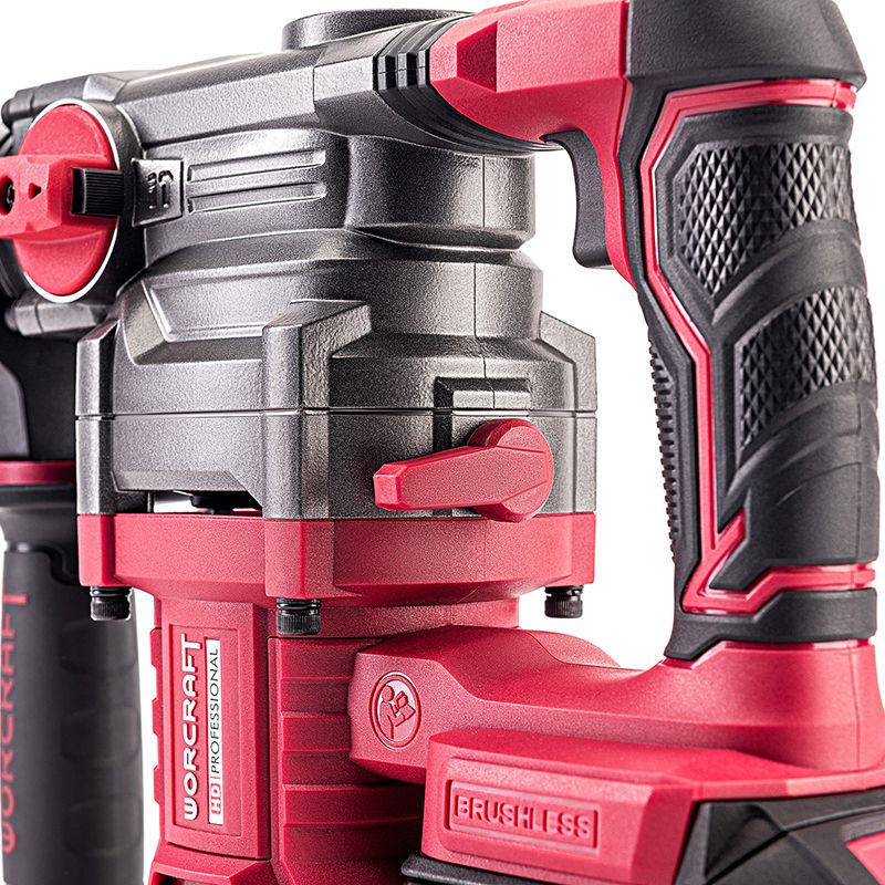 Аккумуляторный бесщеточный перфоратор бочковой WORCRAFT CRH‑S20LIBDM