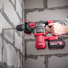 Аккумуляторный бесщеточный перфоратор бочковой WORCRAFT CRH‑S20LIBDM